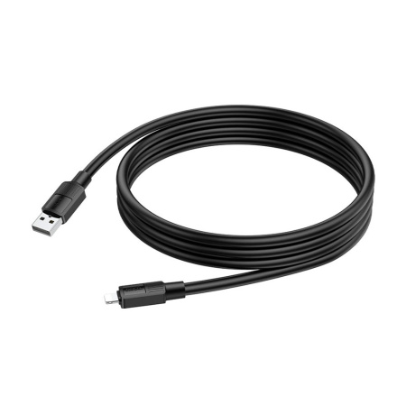 Кабель USB - Lightning HOCO X84 "Solid" (2.4А, 100см) черный