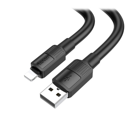 Кабель USB - Lightning HOCO X84 "Solid" (2.4А, 100см) черный