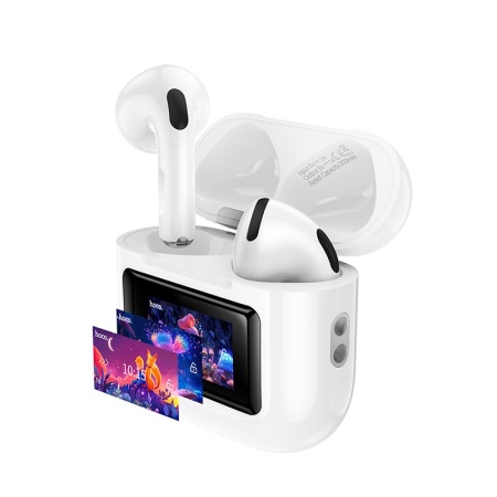 Наушники с микрофоном Bluetooth Hoco EW73 TWS белые