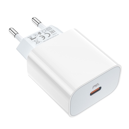 СЗУ с выходом USB Borofone BA38A Plus (PD20W/QC) белое